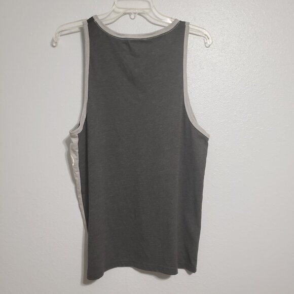 Calvin Klein Shirt Tank Top Side Spellout Men's Large Gray Unisex Sleeveless - Picture 6 of 11